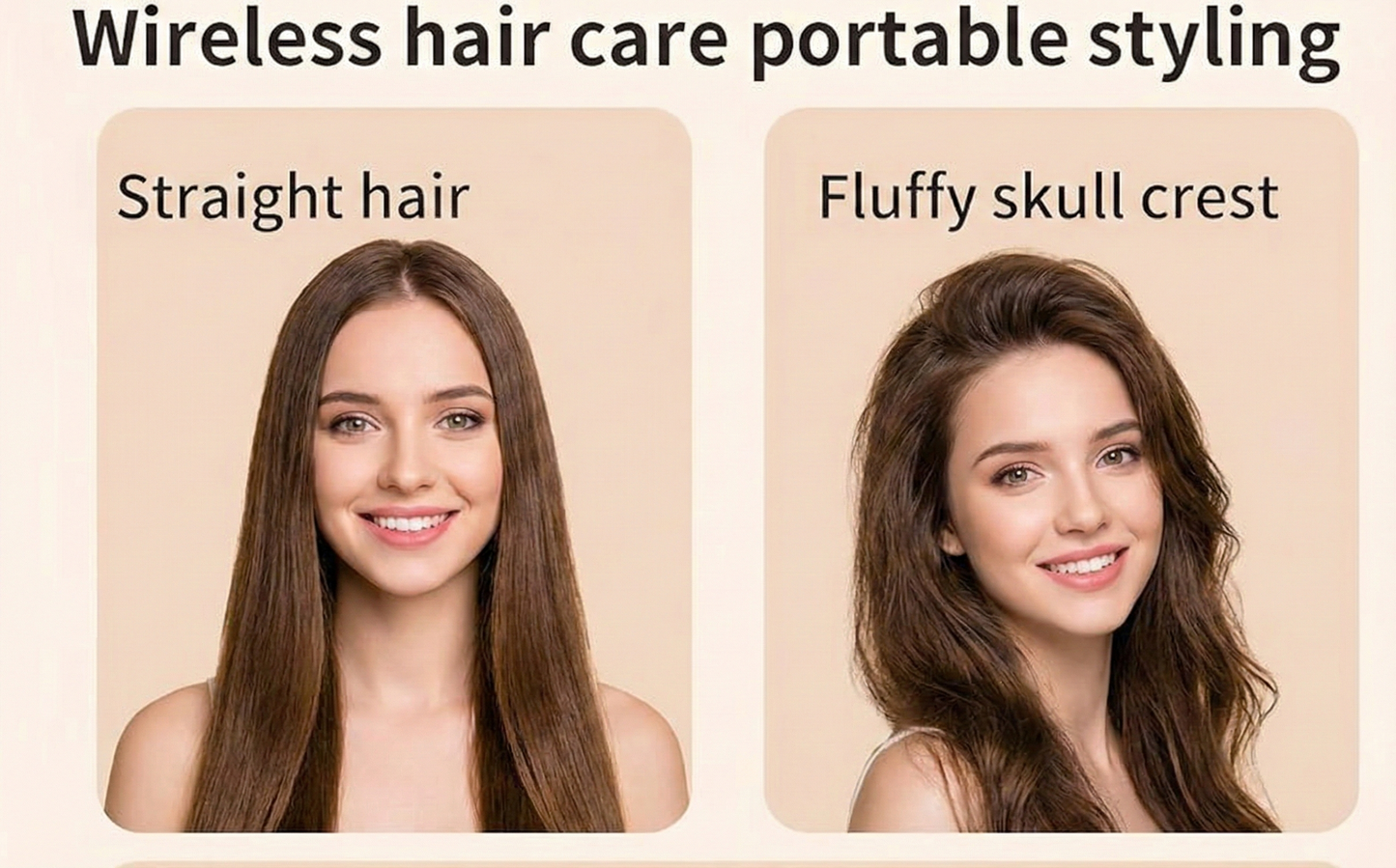 SilkFlow Mini – La Mini Piastra Senza Fili per Capelli Perfetti Ovunque