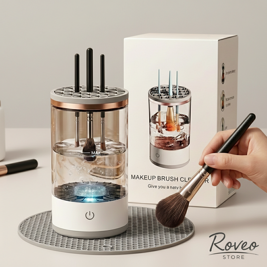 CleanBrush Pro – Pulitore Elettrico per Pennelli da Trucco